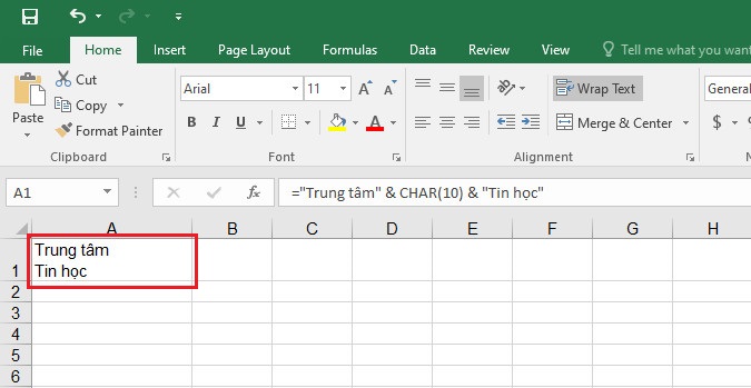 Cách xuống dòng trong Excel và Google Spreadsheets
