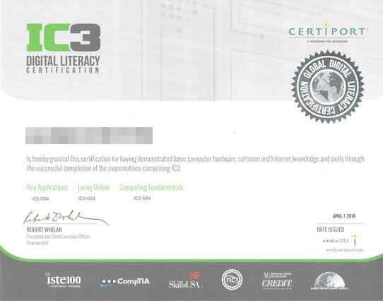 ic3-certification